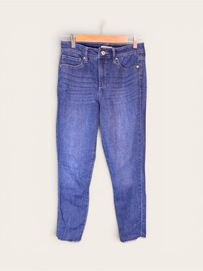 Sofia Jeans by Sofia Vergara Skinny Ankle Raw Hem Jeans